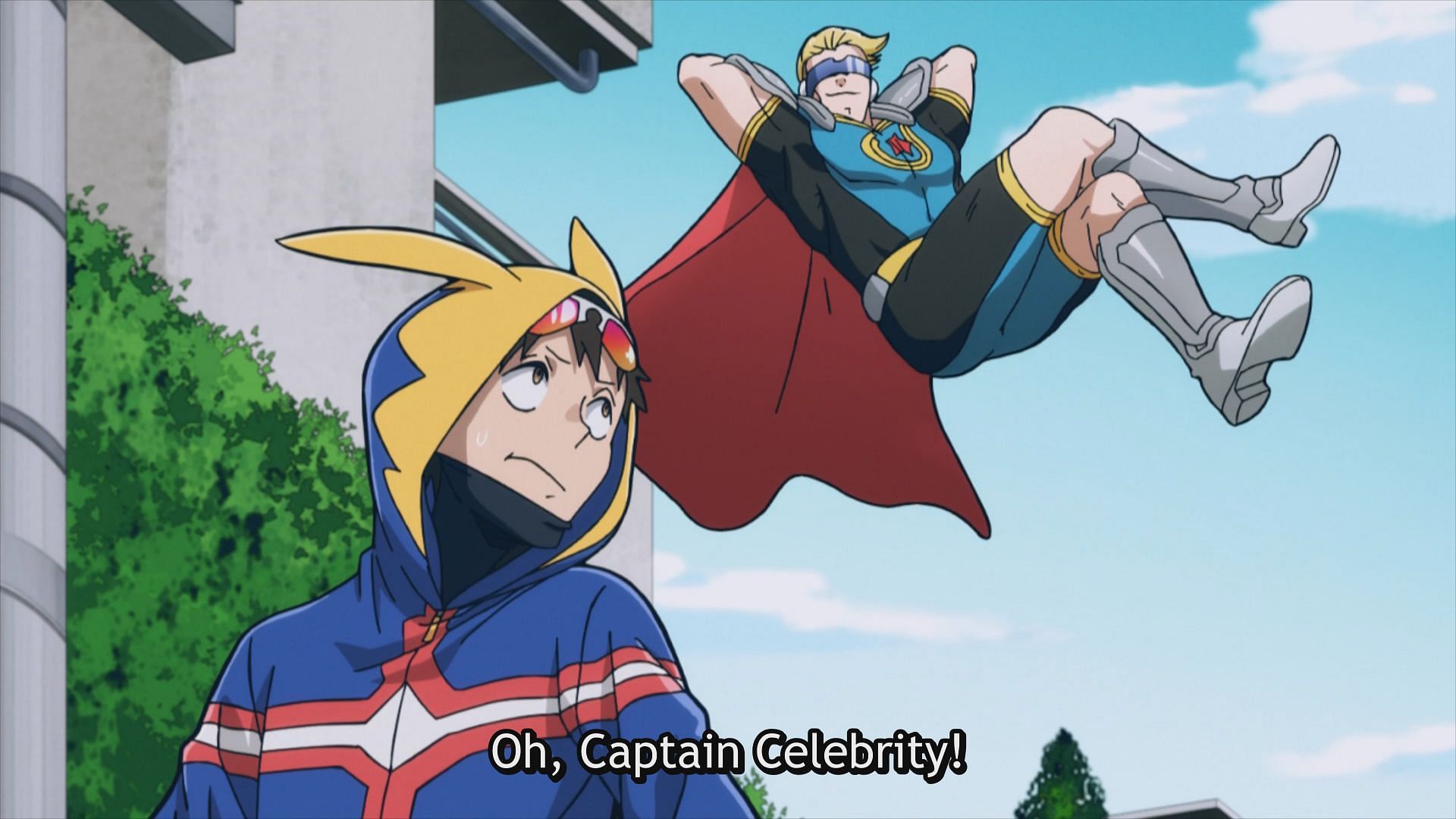 Koichi and C.C. in My Hero Academia: Vigilantes episode 8 (Image via Bones Film)